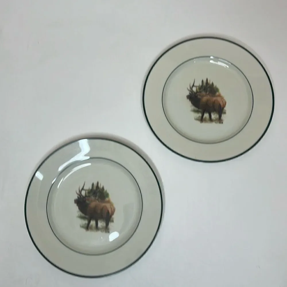 Wildlife Designs Inc Collection Original Phillip Crowe USA 7 3/4 In Round Deer